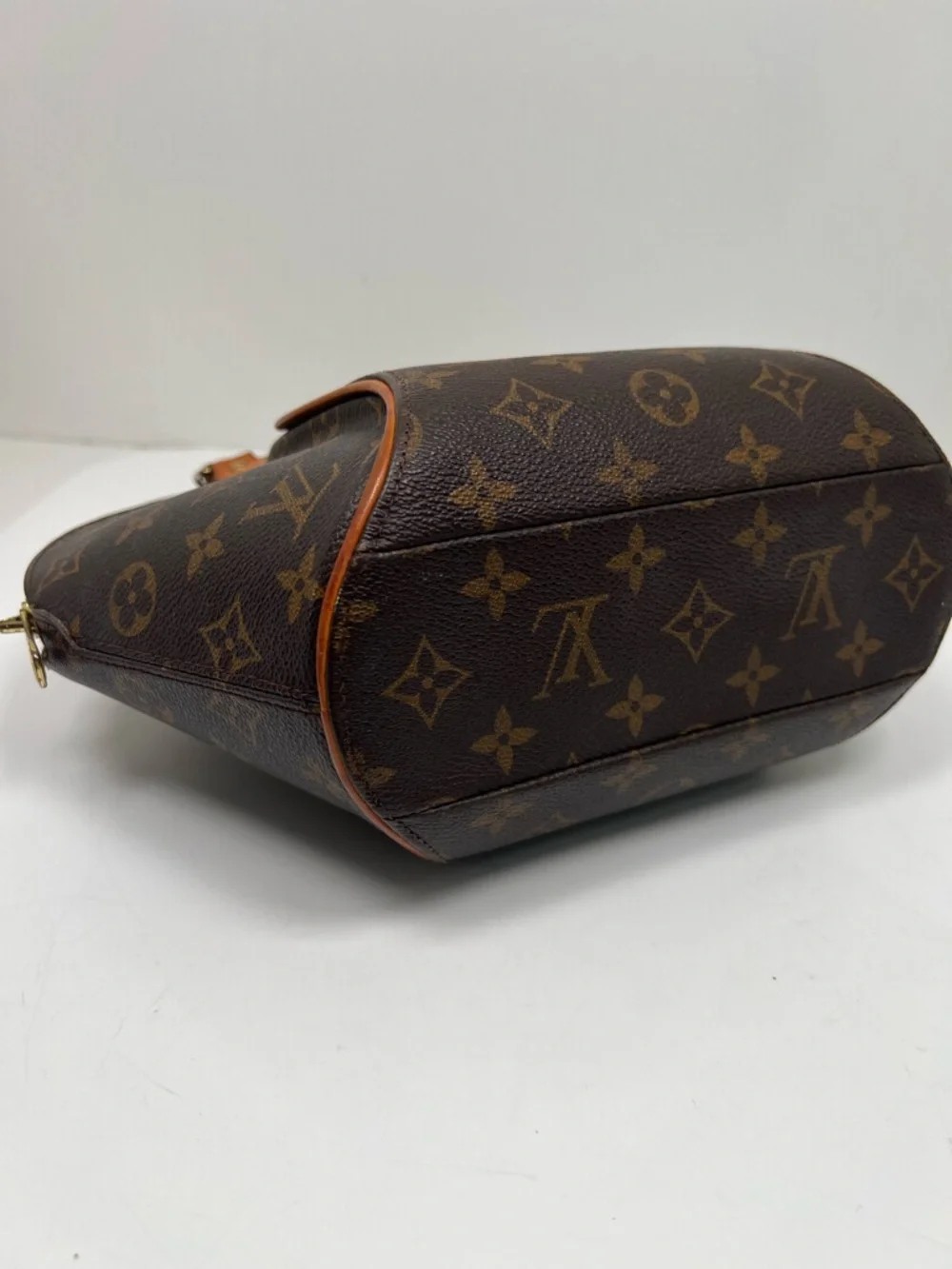 Louis Vuitton Ellipse Satchel PM Brown Leather/Canvas